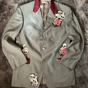 💀🌹One of a Kind Skull Jacket Blazer